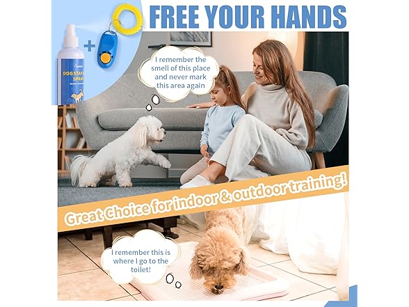 Dog Pee Deterrent Spray 8oz 2-Pack