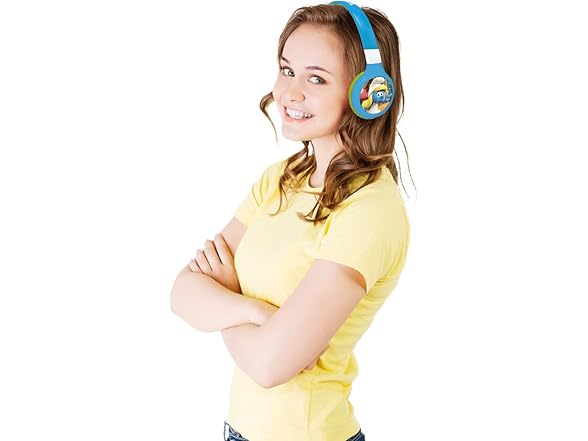 LEXiBOOK, The Smurfs, 2-in-1 Headphones