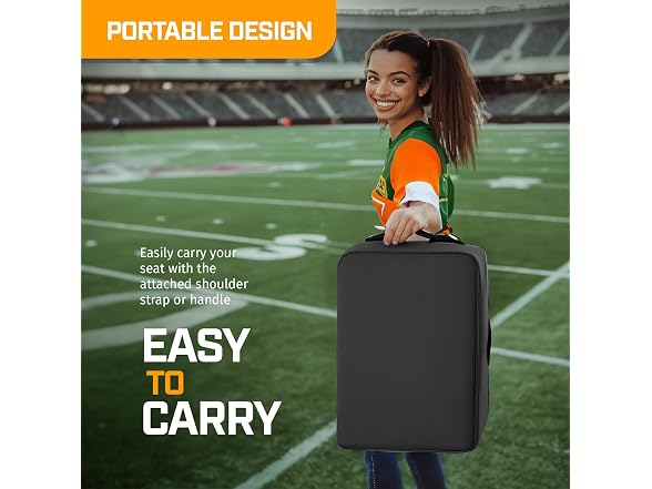 Alpcour 2PK Heated Stadium Seat Cushion