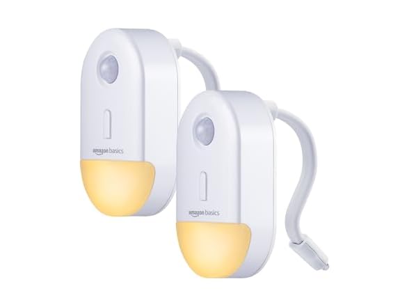 Amazon Basics Color Changing LED Toilet Bowl Light, 2PK