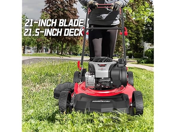 PowerSmart 21" 3-in-1 Gas Push Lawn Mower