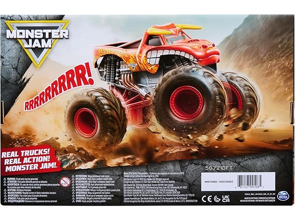 Monster Jam, Official El Toro Loco Rev ‘N Roar 1:15 Scale Monster Truck