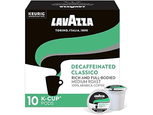 Lavazza Classico Decaf Single-Serve Coffee K-Cups