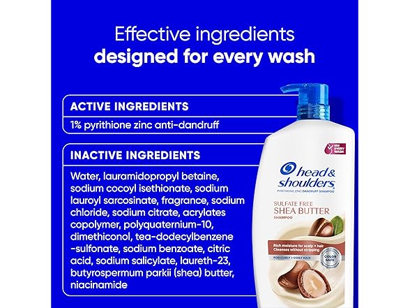 HEAD AND SHOULDERS SHEA 4P HEAD AND SHOULDERS SHEA BUTTER