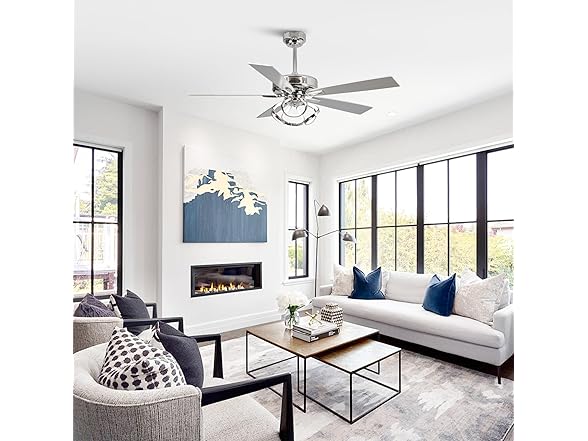 Parrot Uncle F6367-PU 52" Modern Ceiling Fan