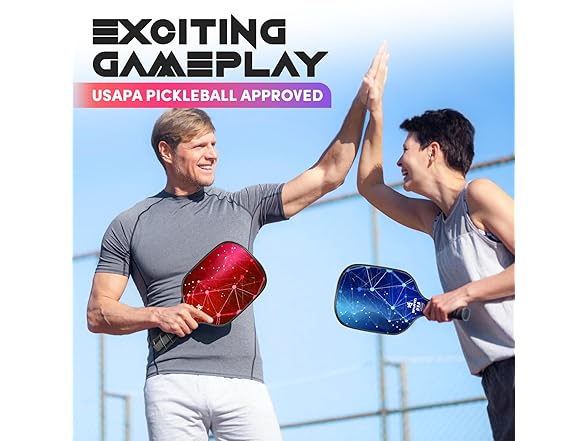 Spurtia Pickleball Paddles Set of 2 USAPA