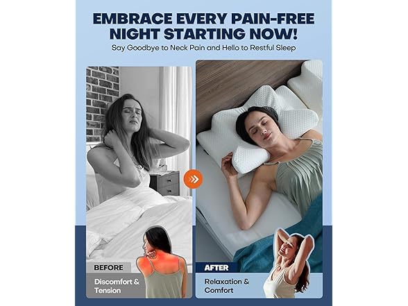 Emircey Contour Side Sleeper Pillow