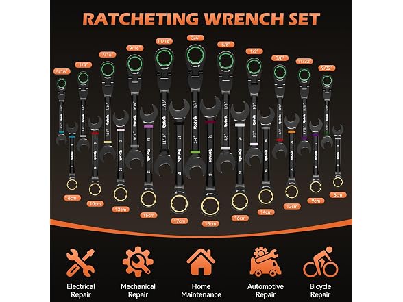 Rotvik Ratcheting Wrench Set