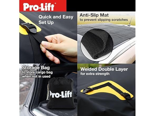 Pro-Lift A-0321 Rooftop Cargo Carrier Waterproof