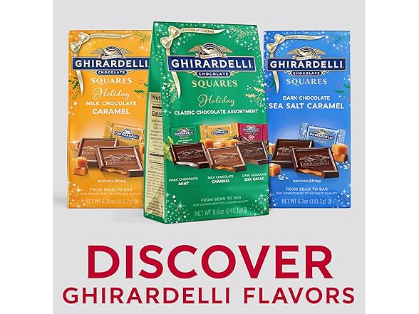 Ghirardelli Holiday Choc Squares Assortm