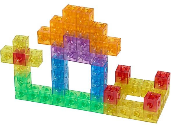 Excellerations Translucent Linking Cubes - 200 Pieces