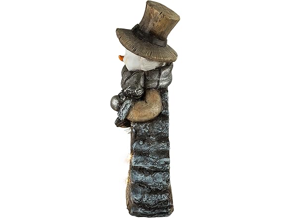 Alpine Corporation 21" H Snowman Statue