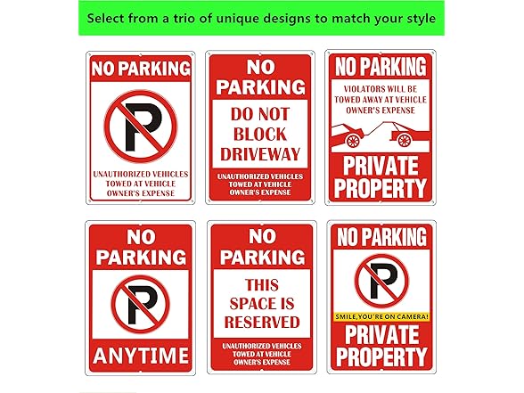 Koalaat No Parking Sign, 10 x 14 Inches
