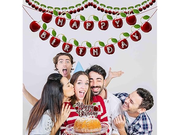Cherry Theme Birthday Party Supplies