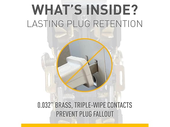 Pass&Seymour 20A Duplex Outlet Brown