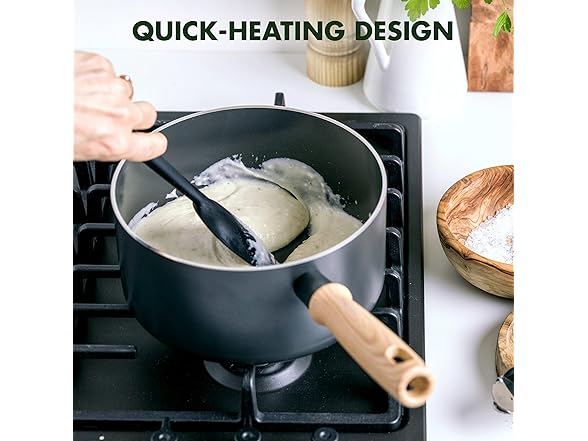 GreenPan Nonstick 1.6 QT Saucepan Pot
