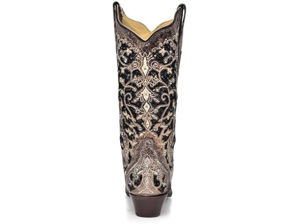 Corral Boots Women's Brown Black Floral