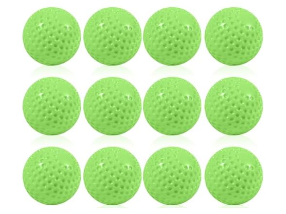 JIA 12 Pack Practice Baseballs - 9-Inch