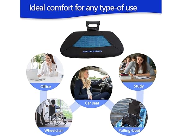 Auto Spare Hub AUTOTRENDS Gel Seat Cushion Cooling Cocc