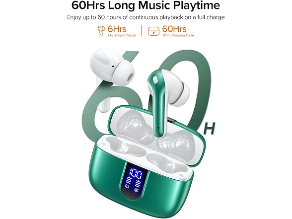 TAGRY True Wireless Earbuds 60H IPX5