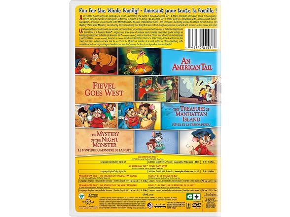 Universal An American Tail 4-Movie Set