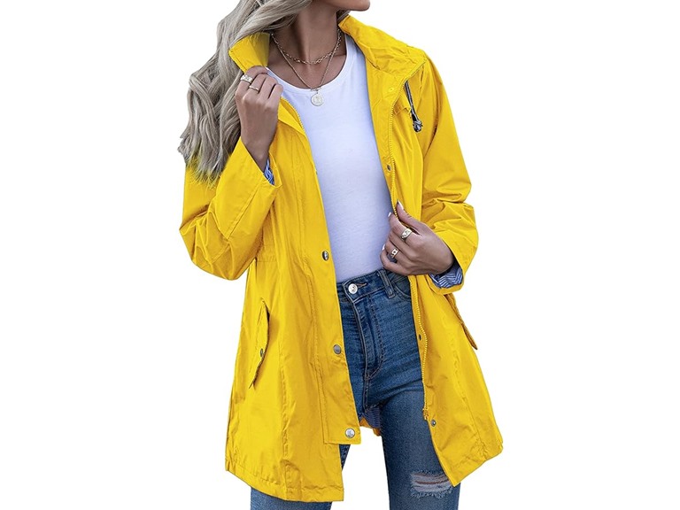 Women's Hooded Lightweight Raincoat 