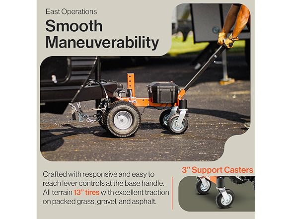 SuperHandy GUO092-VN 4 Wheel Electric Power Dolly