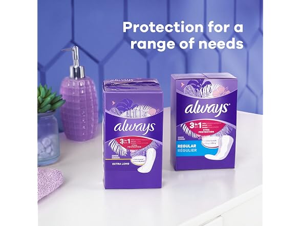 Always Panty Liners Xtra Protection 60ct