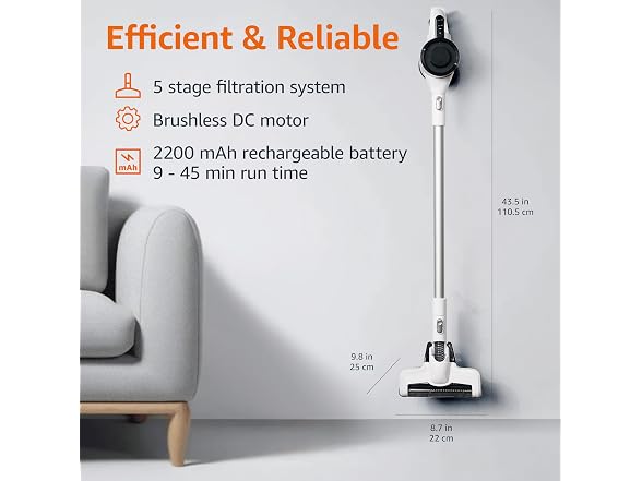 Amazon Basics Cordless Vacuum Cleaner and Replacement Filters
