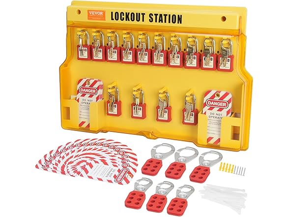 VEVOR Electrical Lockout Tagout Kit