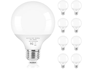 $10.99, Was $16.99, 35% Off! Brightever G25 LED Globe Light Bulbs 60W dealfomo