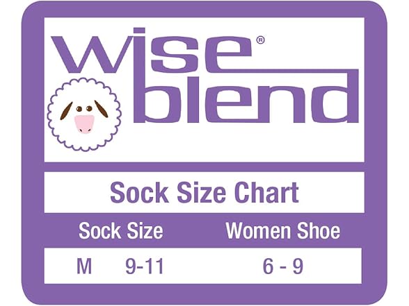 Wise Blend Wool 2Pack Socks (M) Red