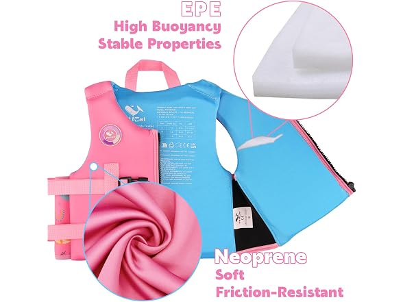 Swim Vest for 1-3 Years (17.5-39.5LBS)