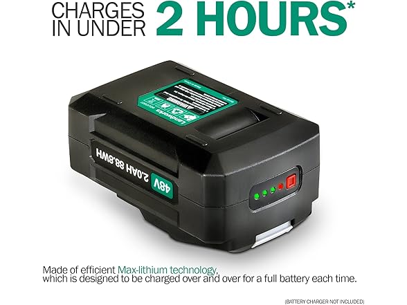 Landworks Super Duty Pro 48V DC 2Ah Lithium Ion Rechargeable Battery