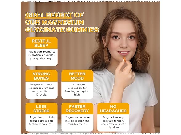 ElevateLife  Magnesium Glycinate Gummies