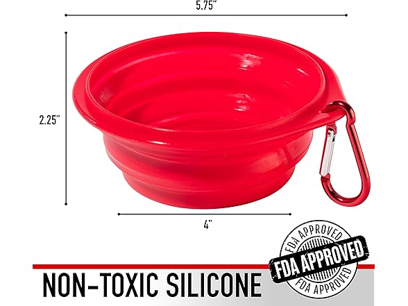 Franklin Pet Supply - Collapsible Pet Travel Bowl