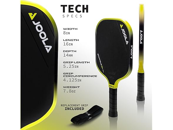 JOOLA Scorpeus 3S 14mm Pickleball Paddle