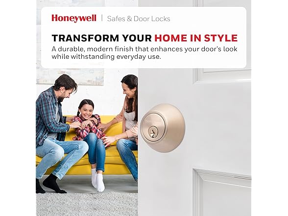 Deadbolt Lock Satin Nickel