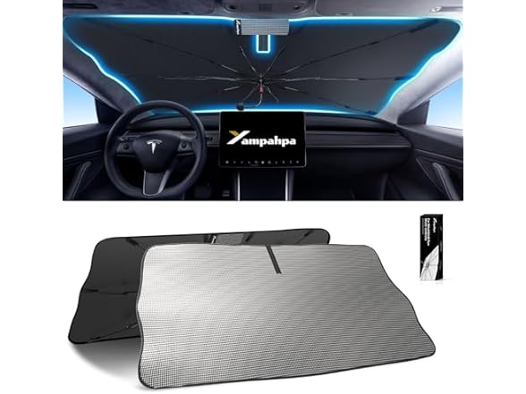 [2025 Upgrade] Windshield Sun Shade Umbrella