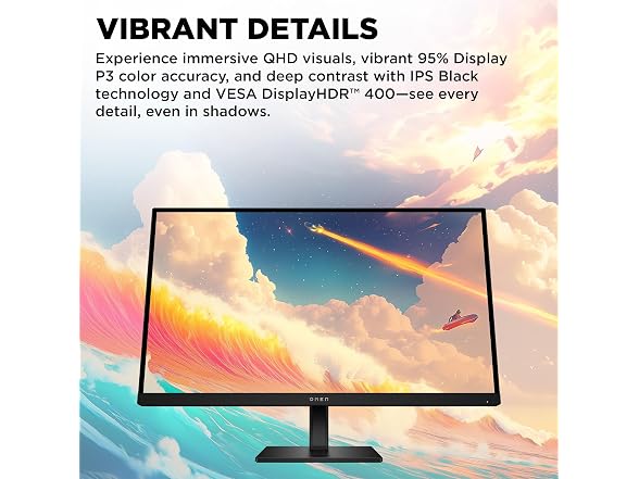 HP OMEN 27" QHD 280Hz Gaming Monitor