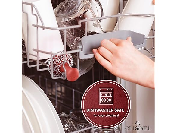 cuisinel C-610-KSCR-S-RD Cuisinel Cast Iron Chainmail S