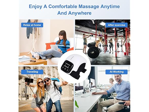 Kullre Portable Knee Massager with Heat