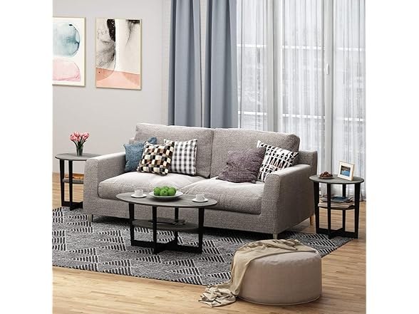 Furinno JAYA Side Table Set of 2