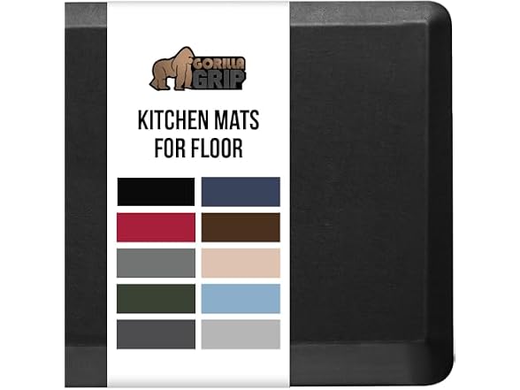 GORILLA GRIP Comfortable Cushioned Kitchen Mats for Flo