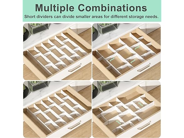 FUNIZE Expandable Drawer Dividers