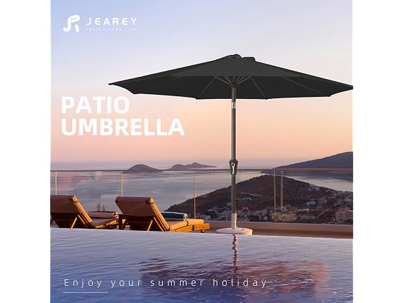 JEAREY 10FT Patio Market Umbrella