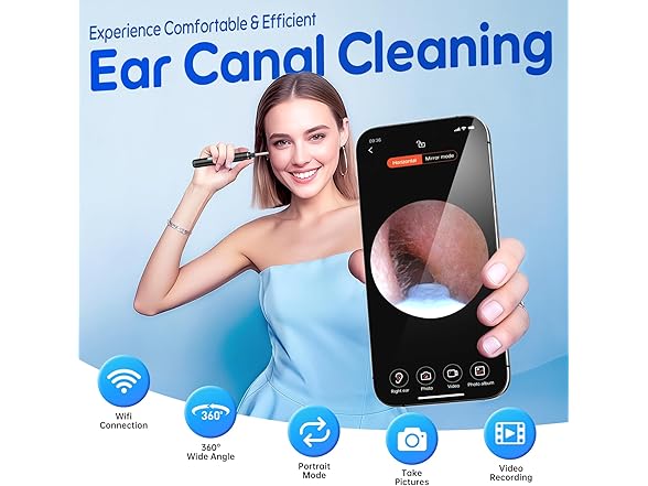 Coonyes Ear Wax Removal Tool with Camera