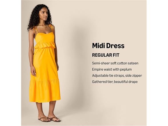 Amazon Essentials Women Regular-fit Empire Dress