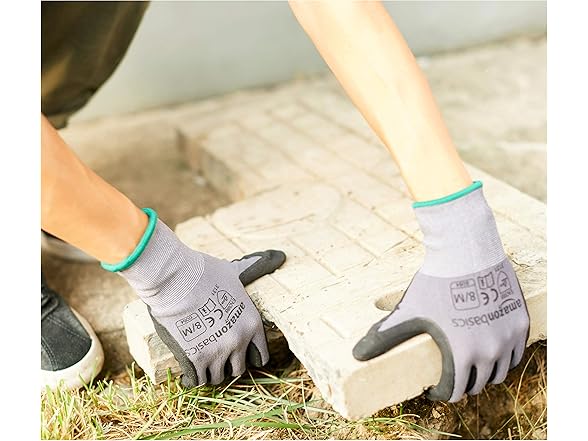 Amazon Basics Micro-Foam Nitrile Coated Gloves 12pr