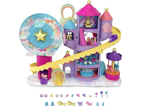 Polly Pocket Rainbow Funland Theme Park